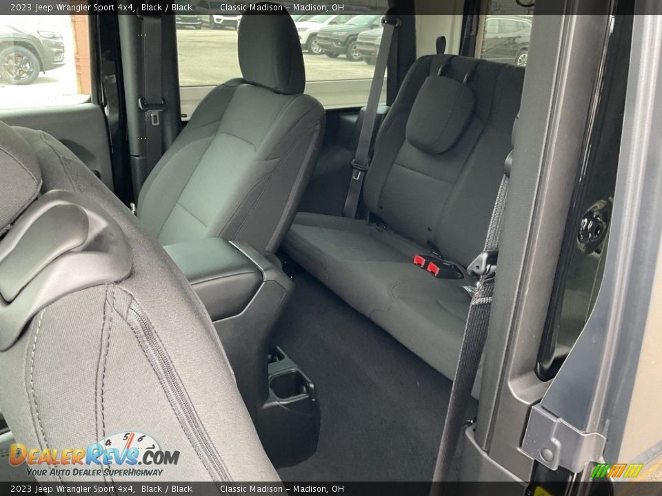 Rear Seat of 2023 Jeep Wrangler Sport 4x4 Photo #9