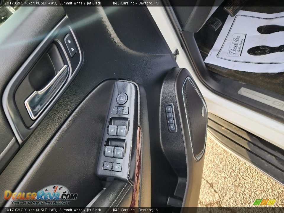 2017 GMC Yukon XL SLT 4WD Summit White / Jet Black Photo #10