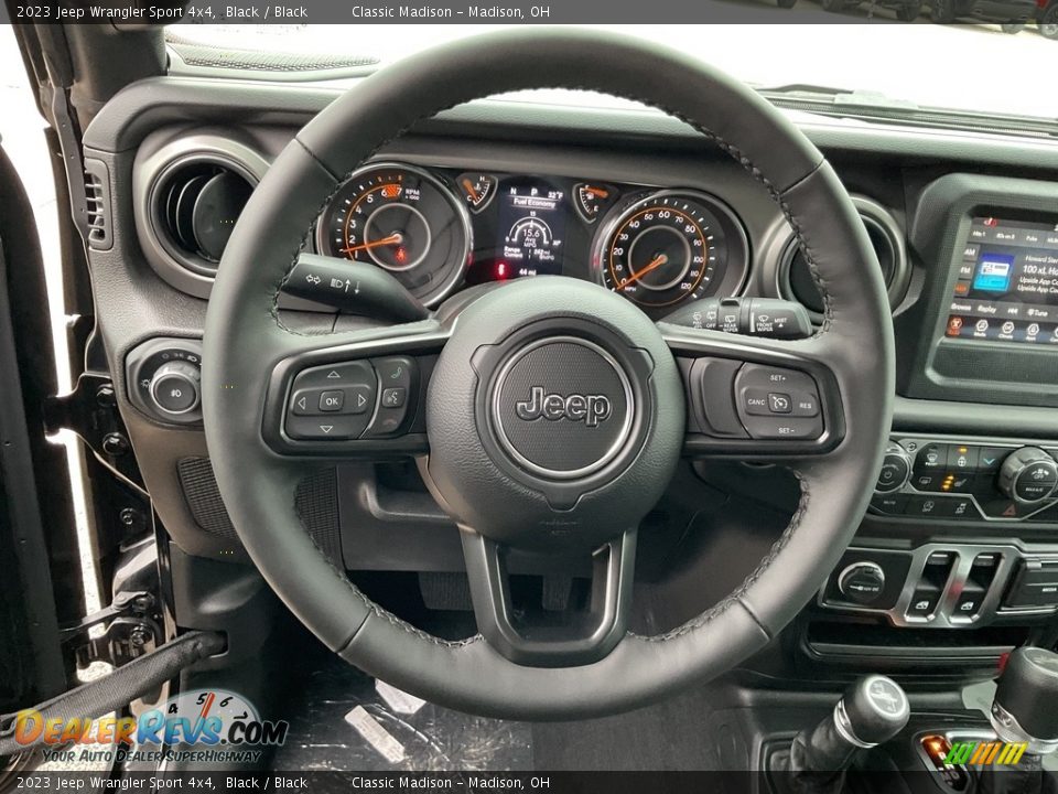 2023 Jeep Wrangler Sport 4x4 Steering Wheel Photo #10
