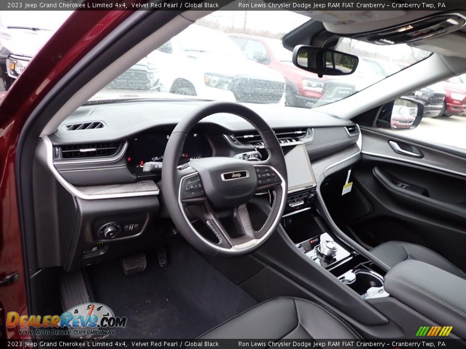 Global Black Interior - 2023 Jeep Grand Cherokee L Limited 4x4 Photo #13