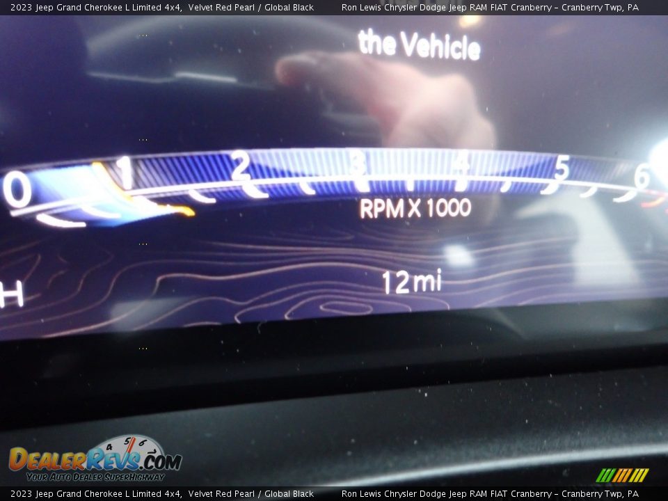 2023 Jeep Grand Cherokee L Limited 4x4 Velvet Red Pearl / Global Black Photo #17