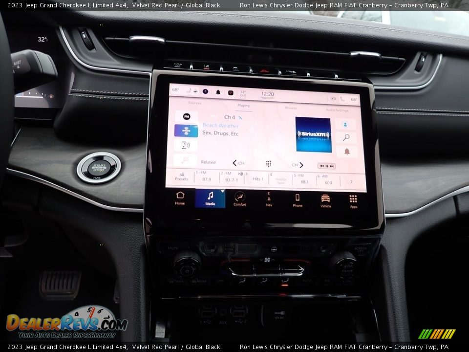 2023 Jeep Grand Cherokee L Limited 4x4 Velvet Red Pearl / Global Black Photo #18
