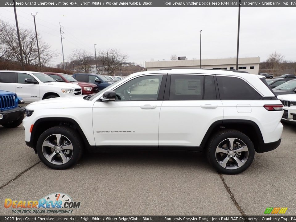 Bright White 2023 Jeep Grand Cherokee Limited 4x4 Photo #2