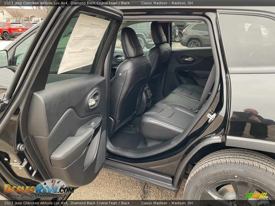 Rear Seat of 2023 Jeep Cherokee Altitude Lux 4x4 Photo #9