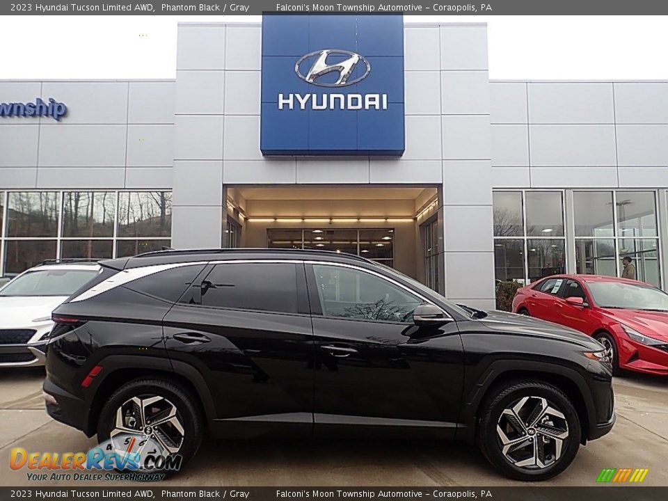 2023 Hyundai Tucson Limited AWD Phantom Black / Gray Photo #1