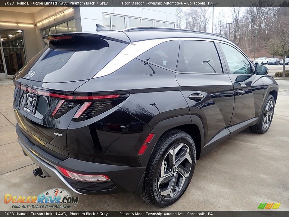 2023 Hyundai Tucson Limited AWD Phantom Black / Gray Photo #2