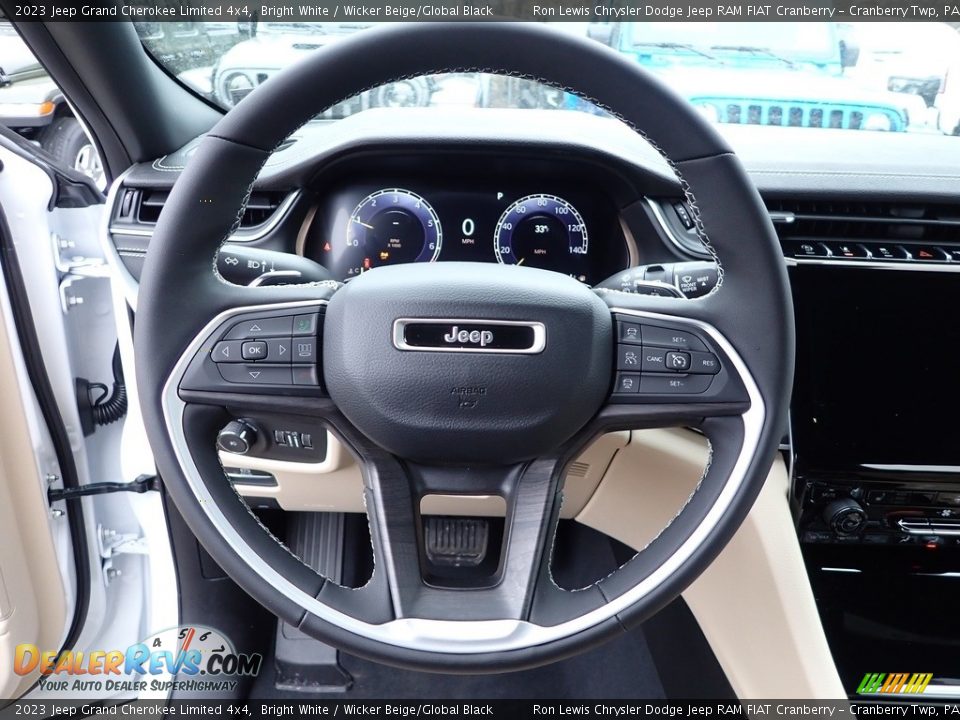 2023 Jeep Grand Cherokee Limited 4x4 Steering Wheel Photo #19