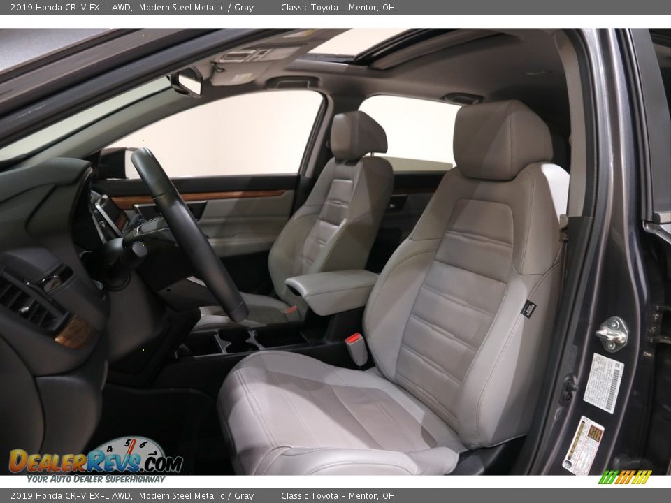 2019 Honda CR-V EX-L AWD Modern Steel Metallic / Gray Photo #5