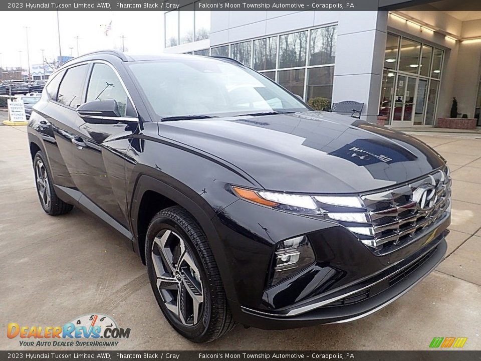 2023 Hyundai Tucson Limited AWD Phantom Black / Gray Photo #9