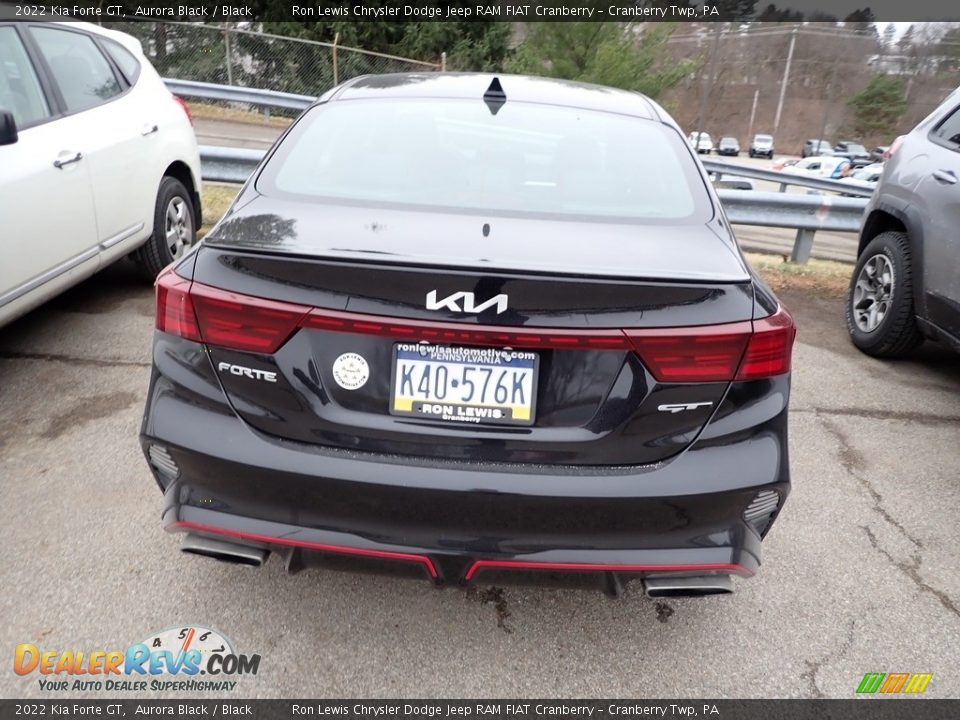 2022 Kia Forte GT Aurora Black / Black Photo #4