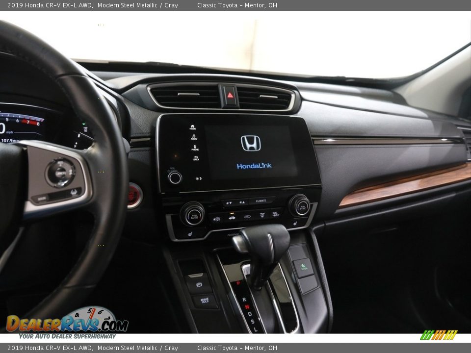 2019 Honda CR-V EX-L AWD Modern Steel Metallic / Gray Photo #9