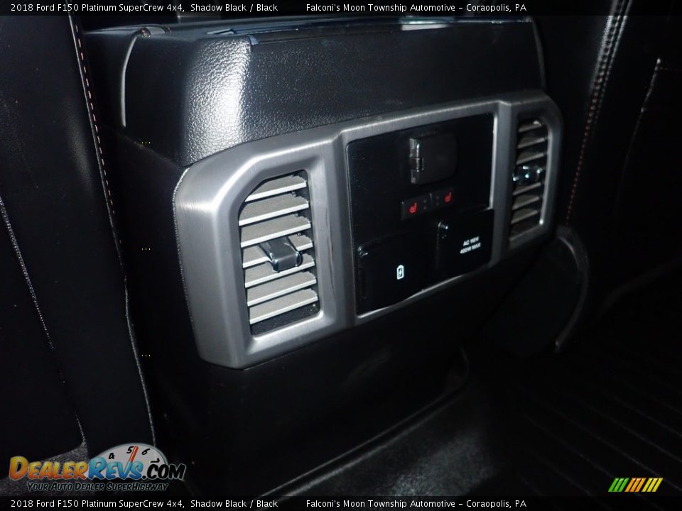 2018 Ford F150 Platinum SuperCrew 4x4 Shadow Black / Black Photo #22