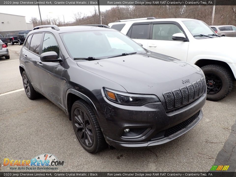 2020 Jeep Cherokee Limited 4x4 Granite Crystal Metallic / Black Photo #2