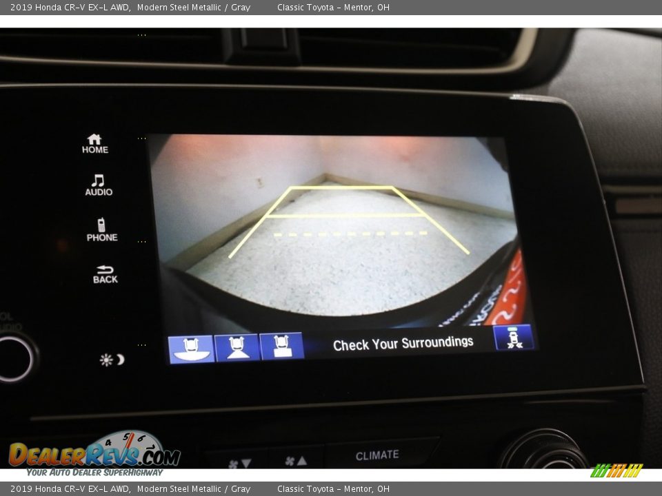 2019 Honda CR-V EX-L AWD Modern Steel Metallic / Gray Photo #13