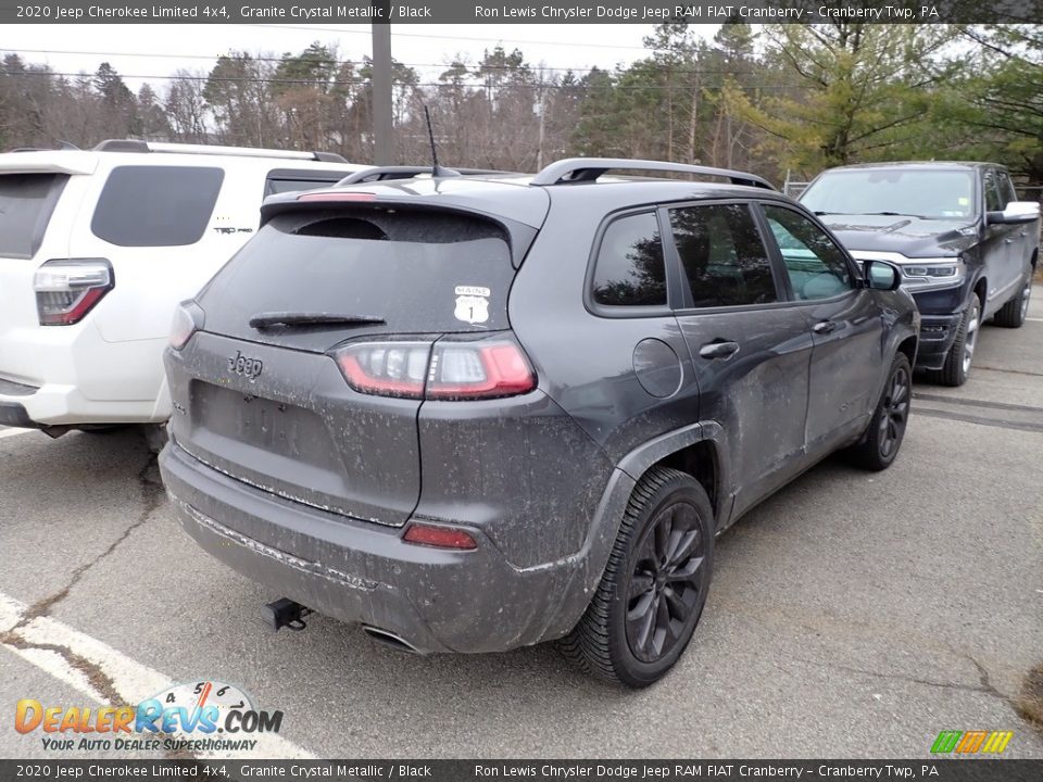 2020 Jeep Cherokee Limited 4x4 Granite Crystal Metallic / Black Photo #3