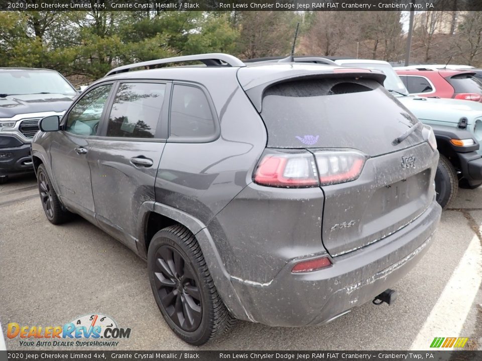 2020 Jeep Cherokee Limited 4x4 Granite Crystal Metallic / Black Photo #4