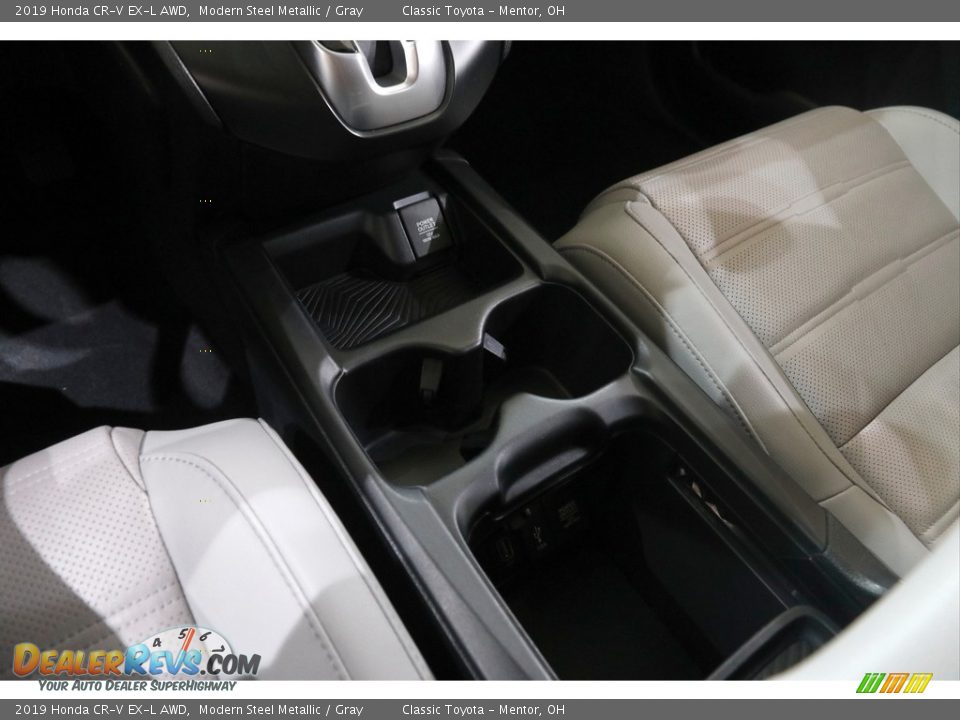 2019 Honda CR-V EX-L AWD Modern Steel Metallic / Gray Photo #15