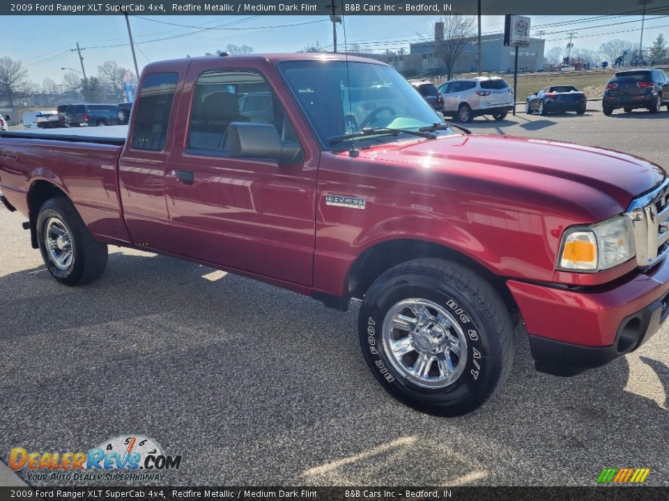 2009 Ford Ranger XLT SuperCab 4x4 Redfire Metallic / Medium Dark Flint Photo #5