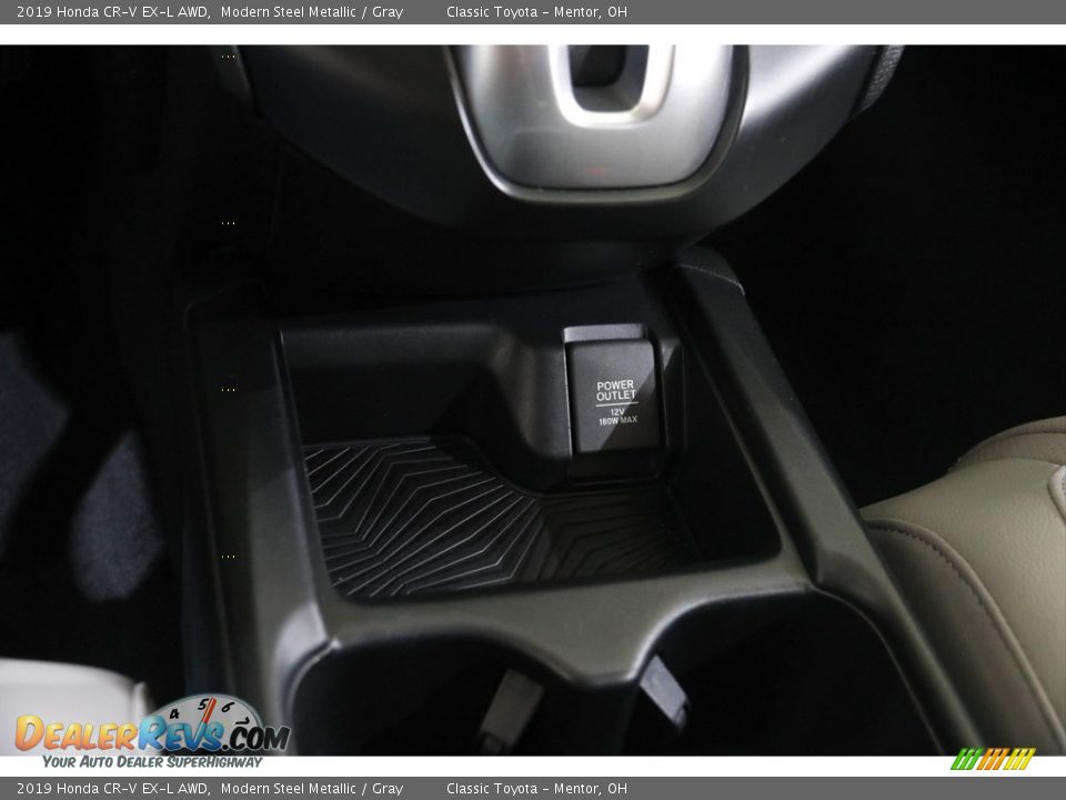 2019 Honda CR-V EX-L AWD Modern Steel Metallic / Gray Photo #16