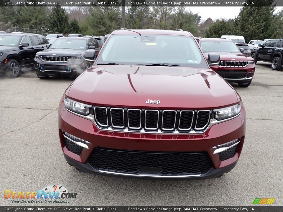Velvet Red Pearl 2023 Jeep Grand Cherokee 4XE Photo #8