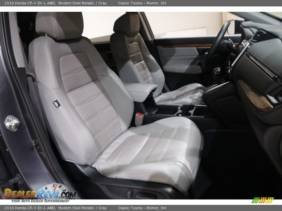 2019 Honda CR-V EX-L AWD Modern Steel Metallic / Gray Photo #17