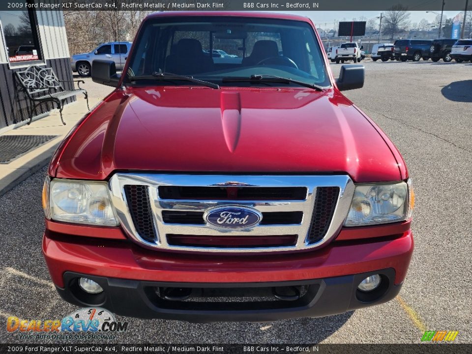 2009 Ford Ranger XLT SuperCab 4x4 Redfire Metallic / Medium Dark Flint Photo #6