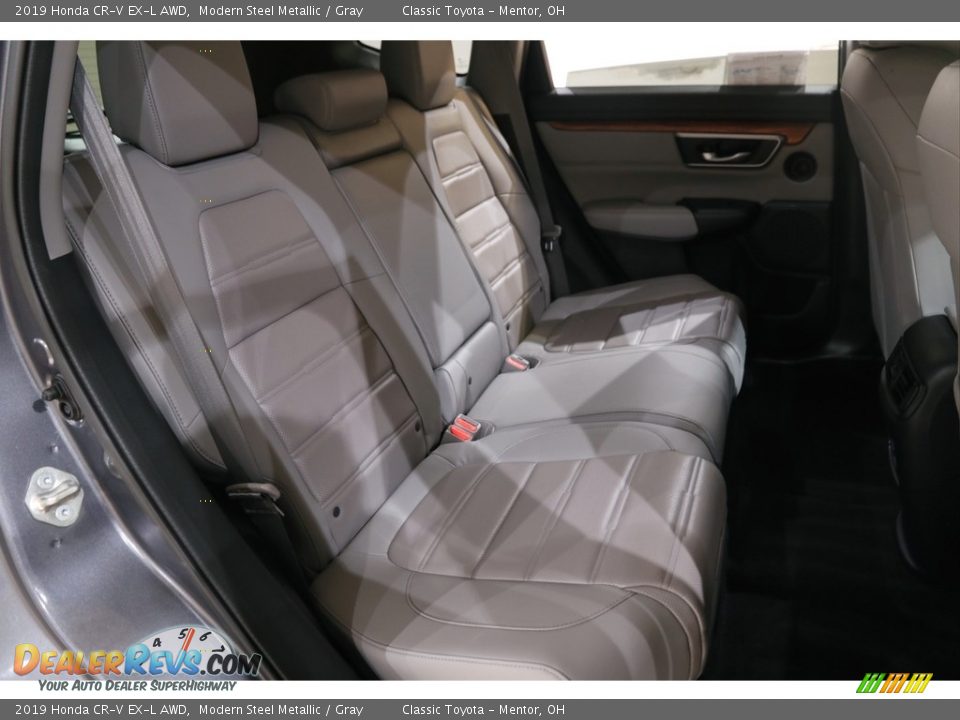 2019 Honda CR-V EX-L AWD Modern Steel Metallic / Gray Photo #18