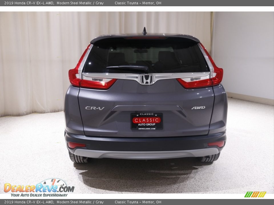 2019 Honda CR-V EX-L AWD Modern Steel Metallic / Gray Photo #20