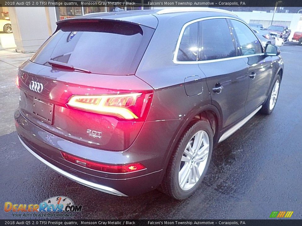 2018 Audi Q5 2.0 TFSI Prestige quattro Monsoon Gray Metallic / Black Photo #2