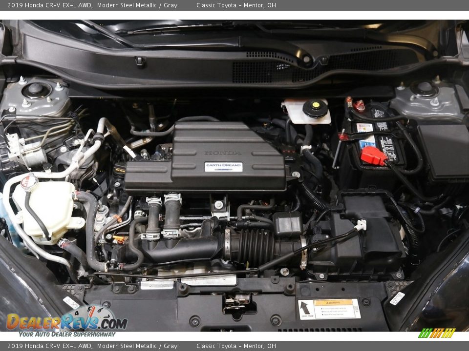 2019 Honda CR-V EX-L AWD Modern Steel Metallic / Gray Photo #21