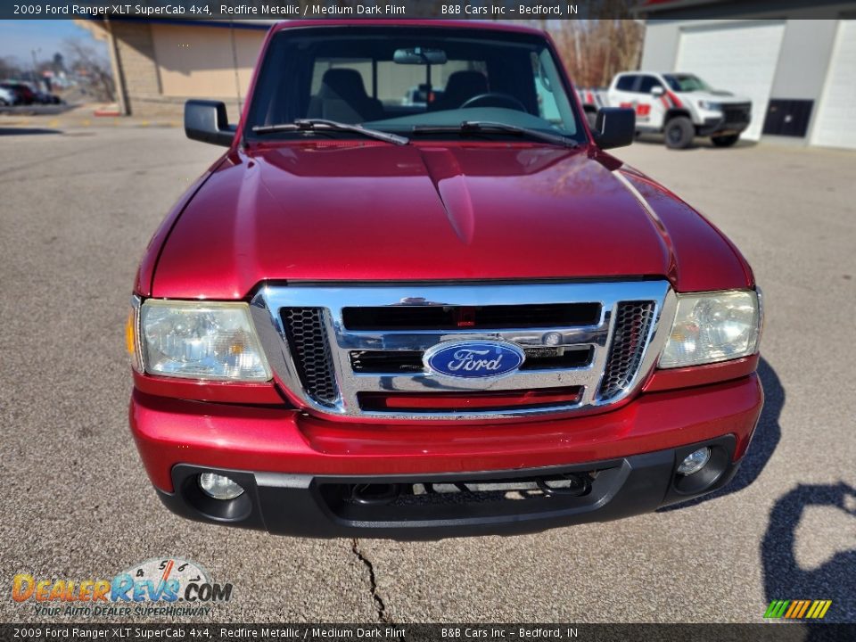 2009 Ford Ranger XLT SuperCab 4x4 Redfire Metallic / Medium Dark Flint Photo #10