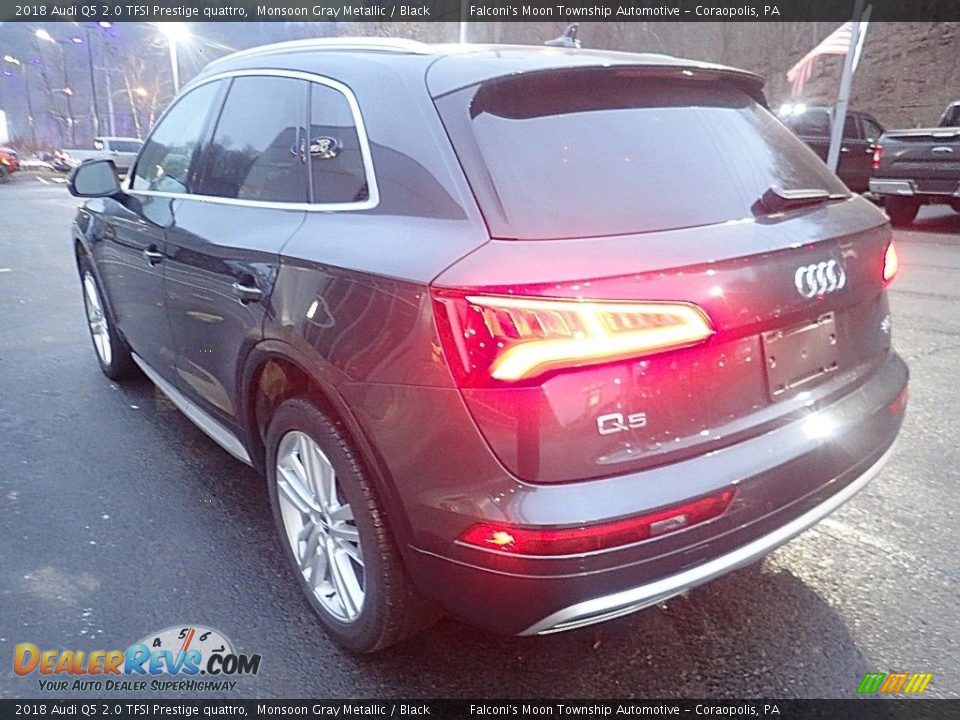 2018 Audi Q5 2.0 TFSI Prestige quattro Monsoon Gray Metallic / Black Photo #5