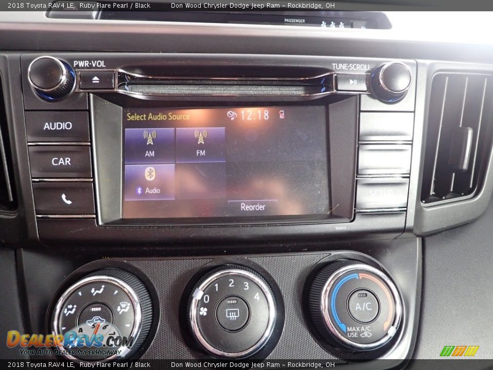 2018 Toyota RAV4 LE Ruby Flare Pearl / Black Photo #2