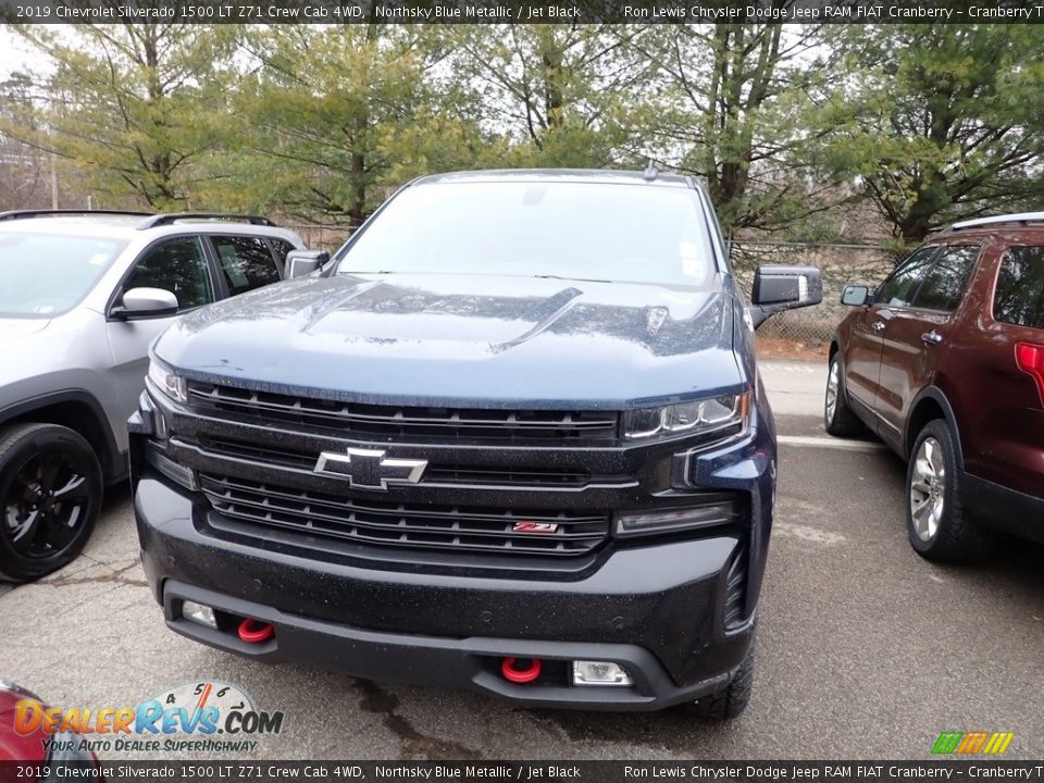 2019 Chevrolet Silverado 1500 LT Z71 Crew Cab 4WD Northsky Blue Metallic / Jet Black Photo #2