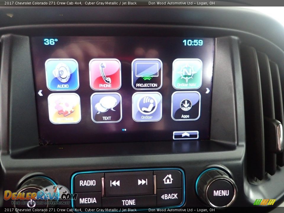 2017 Chevrolet Colorado Z71 Crew Cab 4x4 Cyber Gray Metallic / Jet Black Photo #2