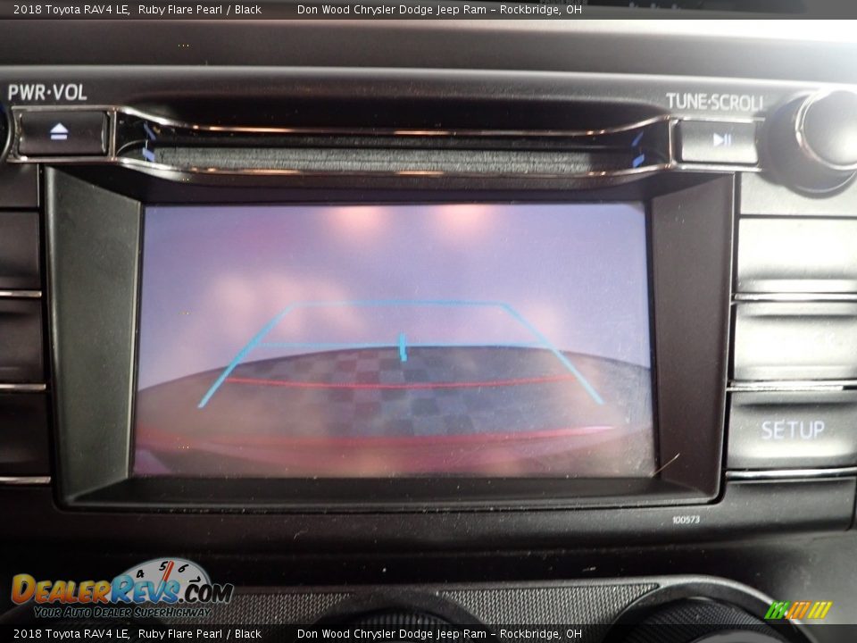 2018 Toyota RAV4 LE Ruby Flare Pearl / Black Photo #3