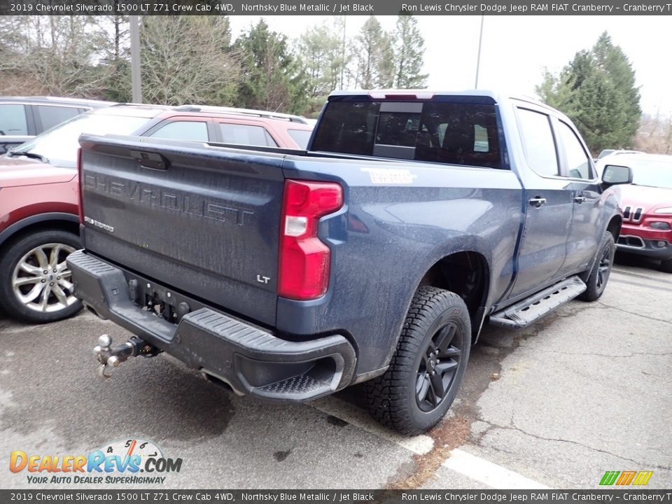 2019 Chevrolet Silverado 1500 LT Z71 Crew Cab 4WD Northsky Blue Metallic / Jet Black Photo #4