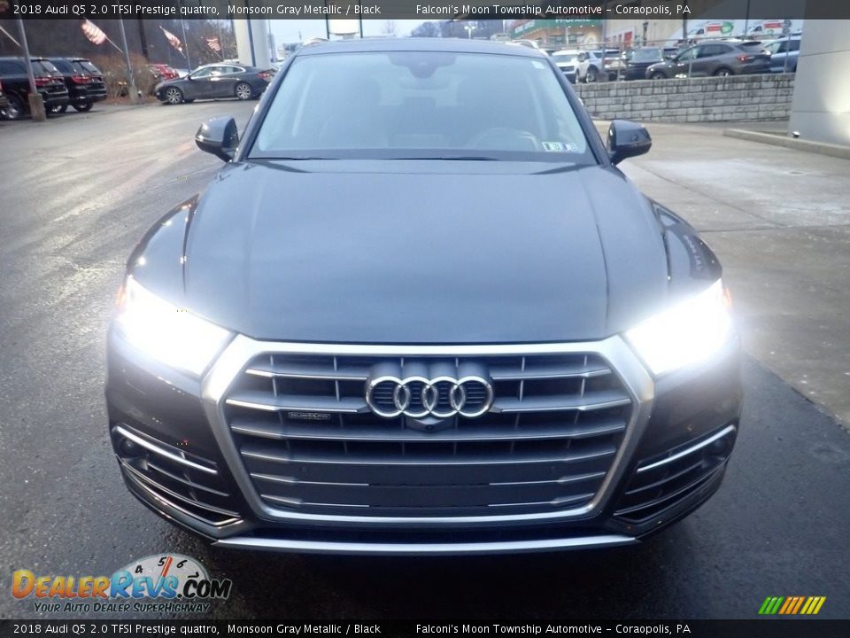 2018 Audi Q5 2.0 TFSI Prestige quattro Monsoon Gray Metallic / Black Photo #8