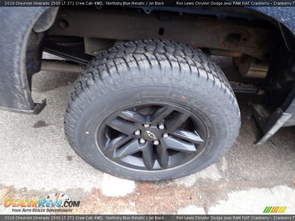 2019 Chevrolet Silverado 1500 LT Z71 Crew Cab 4WD Northsky Blue Metallic / Jet Black Photo #5