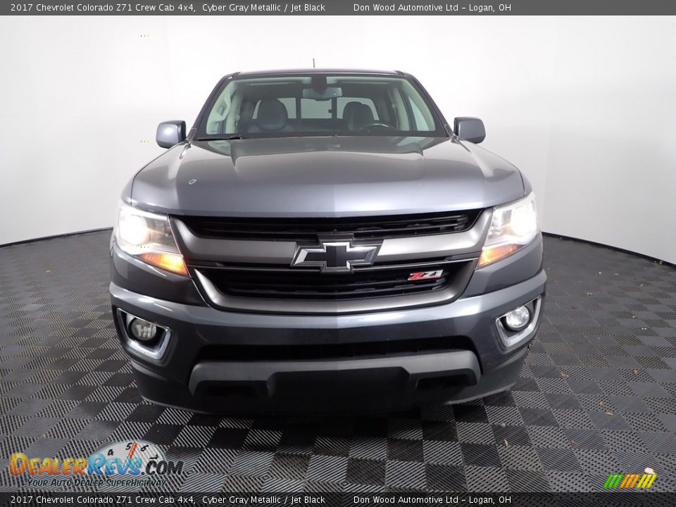2017 Chevrolet Colorado Z71 Crew Cab 4x4 Cyber Gray Metallic / Jet Black Photo #5