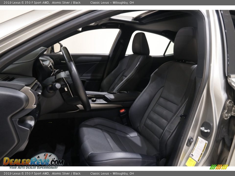 Black Interior - 2019 Lexus IS 350 F Sport AWD Photo #5