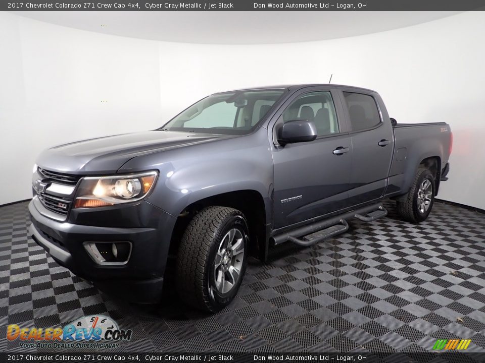2017 Chevrolet Colorado Z71 Crew Cab 4x4 Cyber Gray Metallic / Jet Black Photo #6
