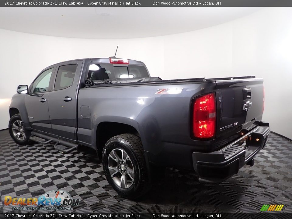 2017 Chevrolet Colorado Z71 Crew Cab 4x4 Cyber Gray Metallic / Jet Black Photo #7