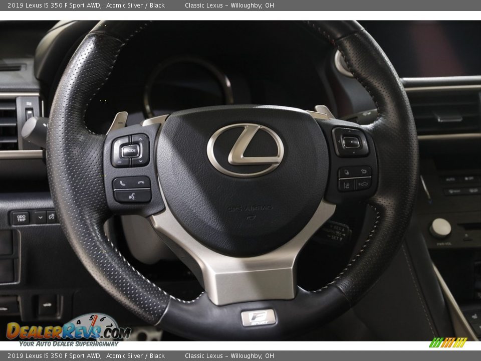 2019 Lexus IS 350 F Sport AWD Steering Wheel Photo #7