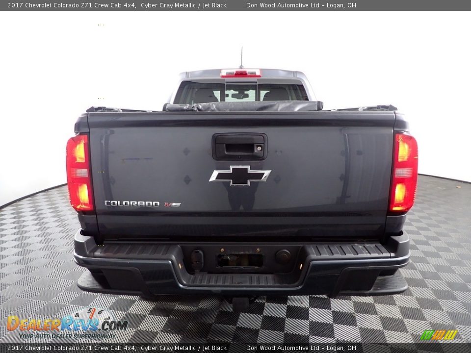 2017 Chevrolet Colorado Z71 Crew Cab 4x4 Cyber Gray Metallic / Jet Black Photo #8