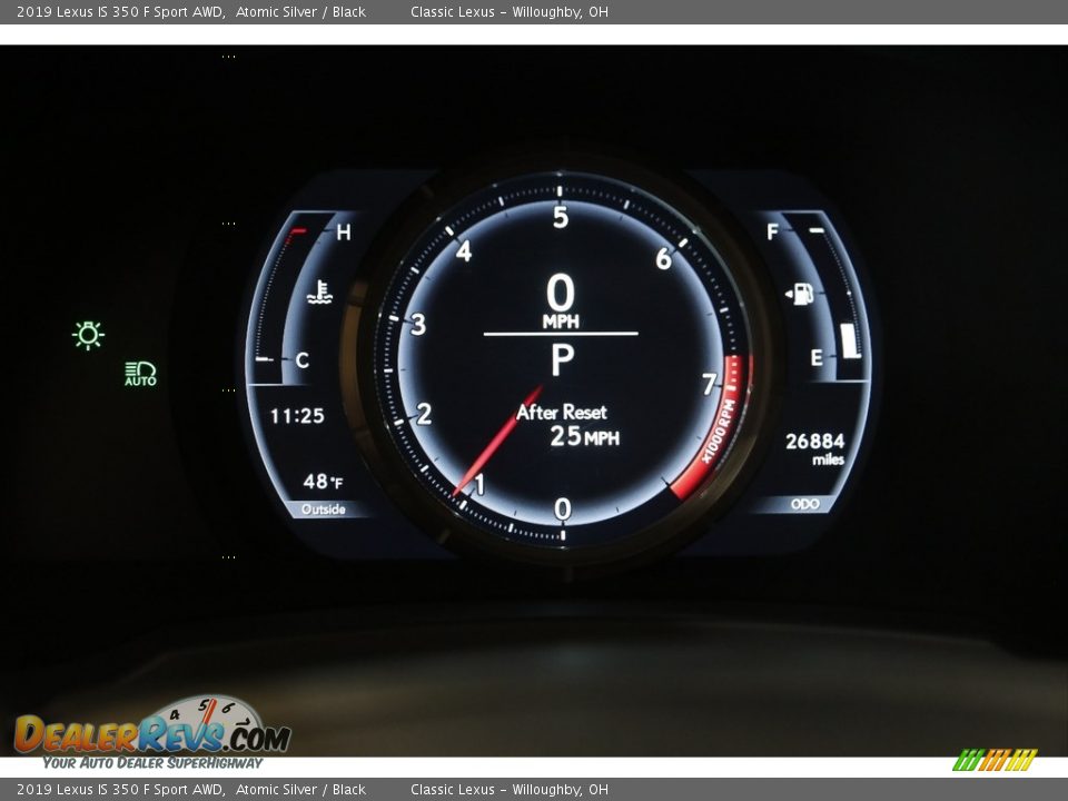 2019 Lexus IS 350 F Sport AWD Gauges Photo #8