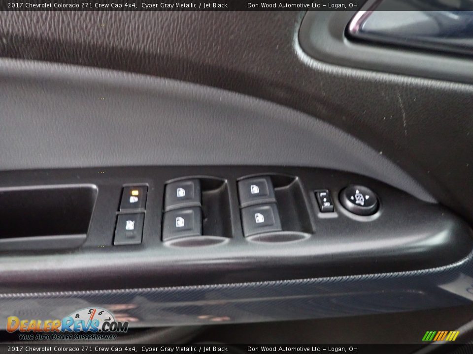 2017 Chevrolet Colorado Z71 Crew Cab 4x4 Cyber Gray Metallic / Jet Black Photo #12