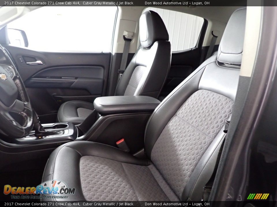 2017 Chevrolet Colorado Z71 Crew Cab 4x4 Cyber Gray Metallic / Jet Black Photo #14