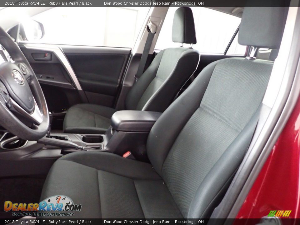2018 Toyota RAV4 LE Ruby Flare Pearl / Black Photo #14