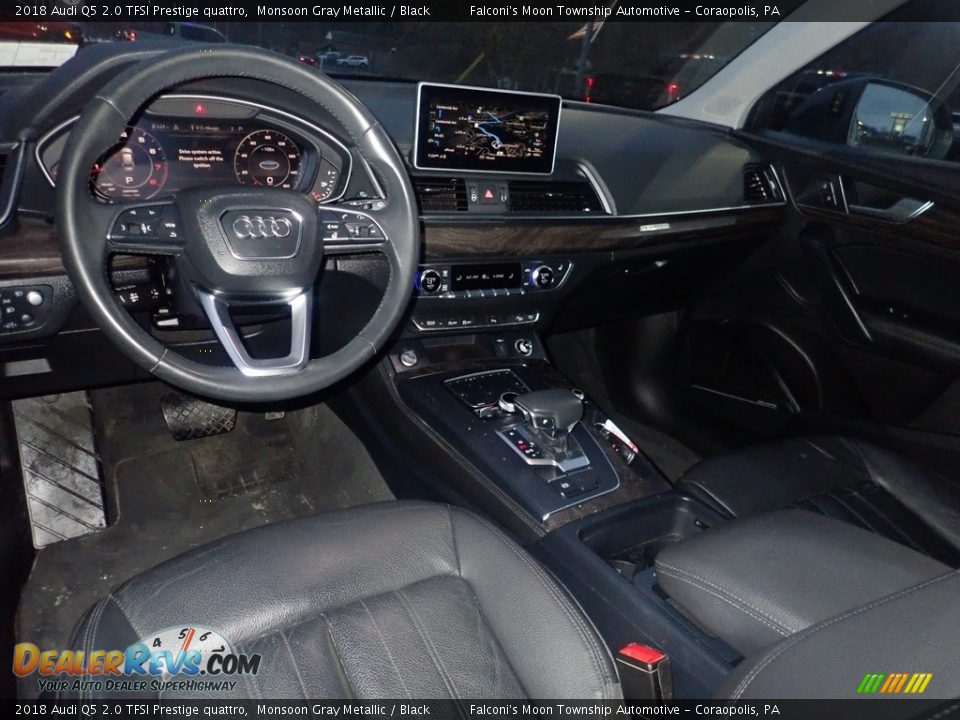 2018 Audi Q5 2.0 TFSI Prestige quattro Monsoon Gray Metallic / Black Photo #19